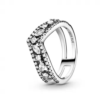 Prsten Svetlucavi markiz prsten sa dvostrukim ševronom 