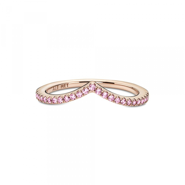 Prsten Želja u blistavoj ružičastoj boji 
