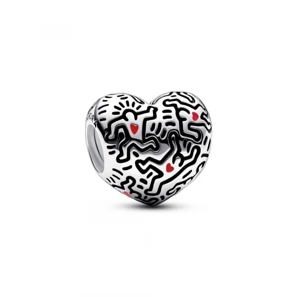 Privjesak  Keith Haring™ x Pandora Linijska umjetnost ljudi 