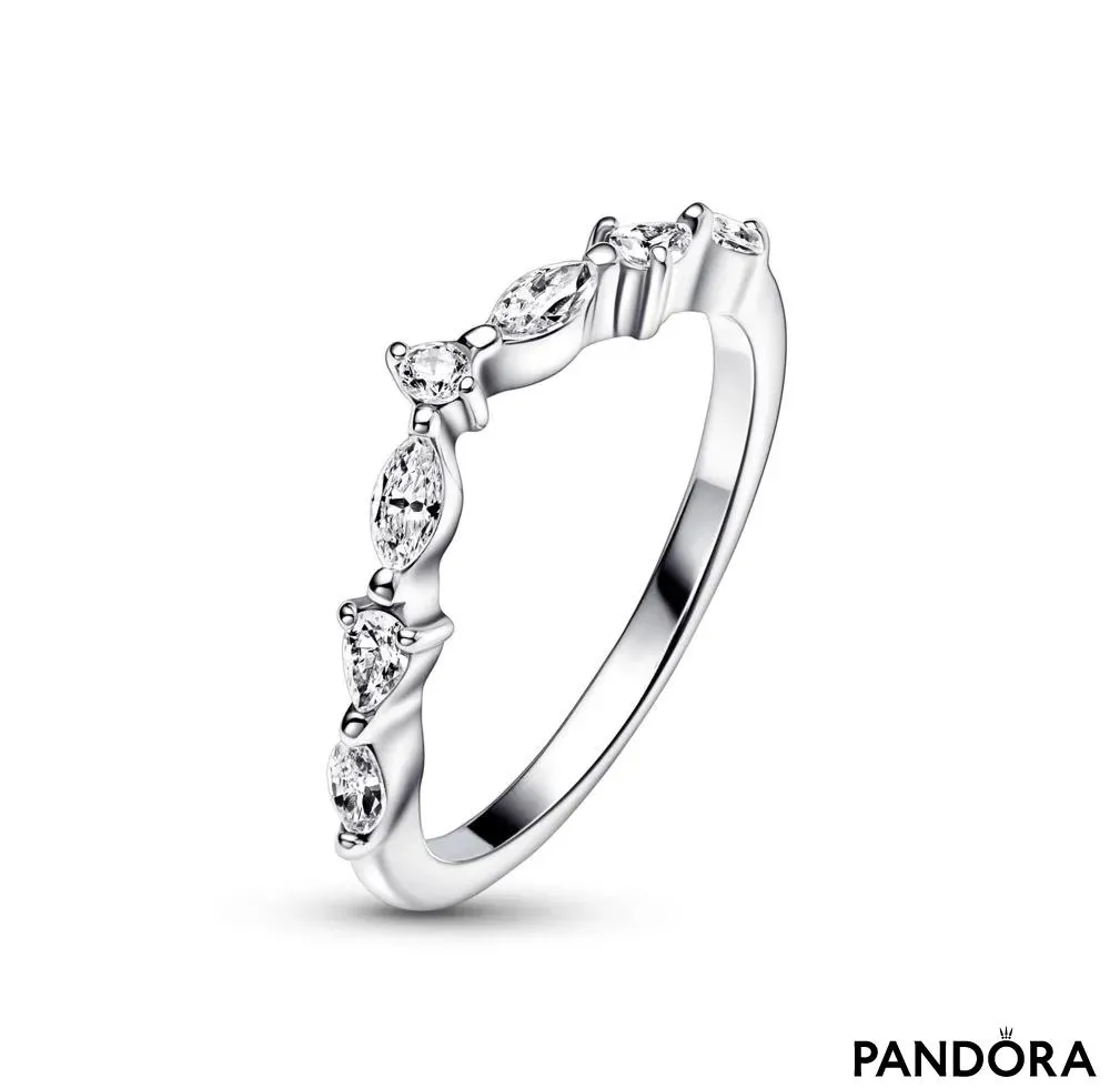Prsten Pandora Timeless svjetlucavi ševron 