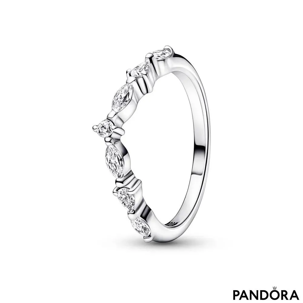 Prsten Pandora Timeless svjetlucavi ševron 