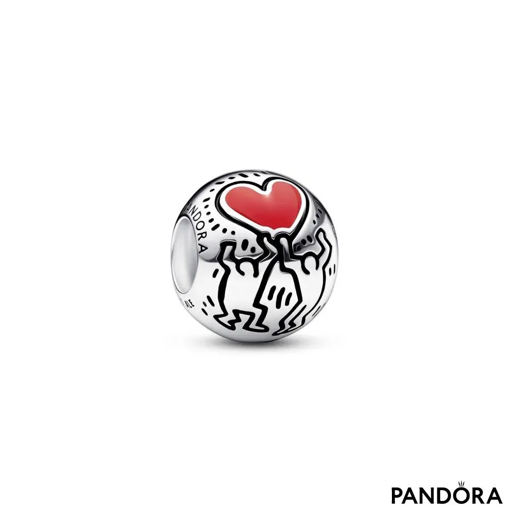 Privjesak  Keith Haring™ x Pandora Ljubav i figure 