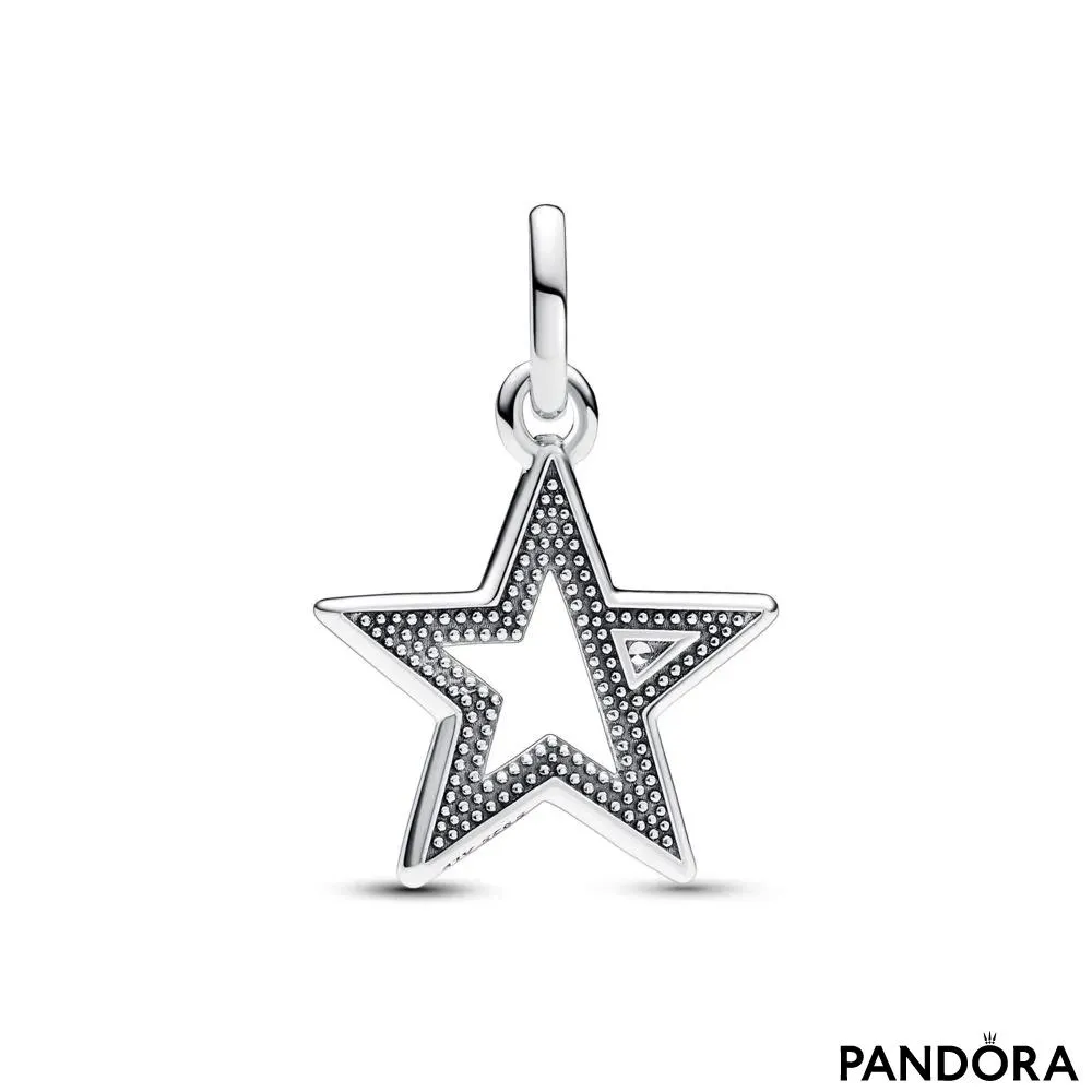 Privjesak sa medaljonom Pandora ME Svjetlucava zvijezda 