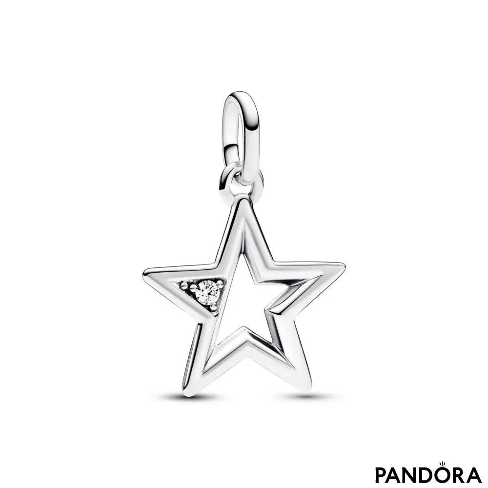Privjesak sa medaljonom Pandora ME Svjetlucava zvijezda 