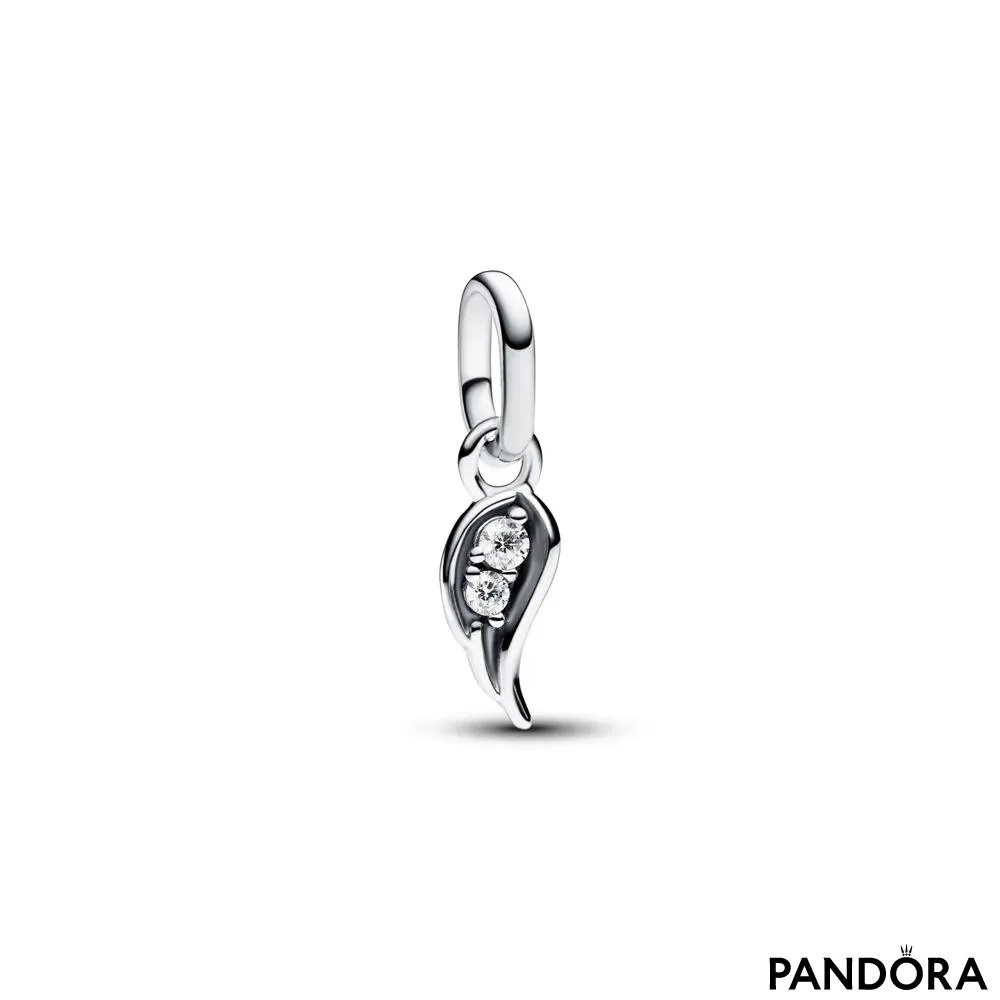 Mini viseći privjesak Pandora ME Svjetlucavo anđeosko krilo 