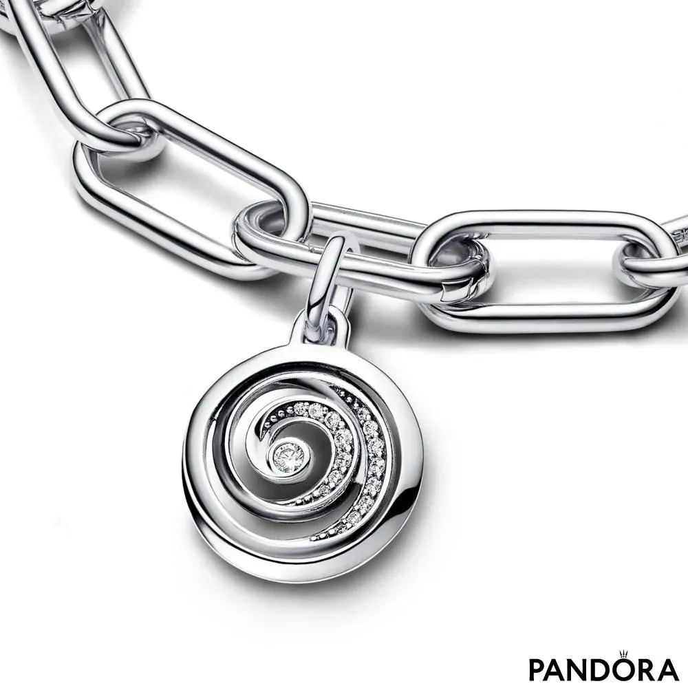 Privjesak sa medaljonom Pandora ME Spirala zahvalnosti 