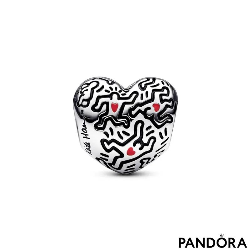 Privjesak  Keith Haring™ x Pandora Linijska umjetnost ljudi 