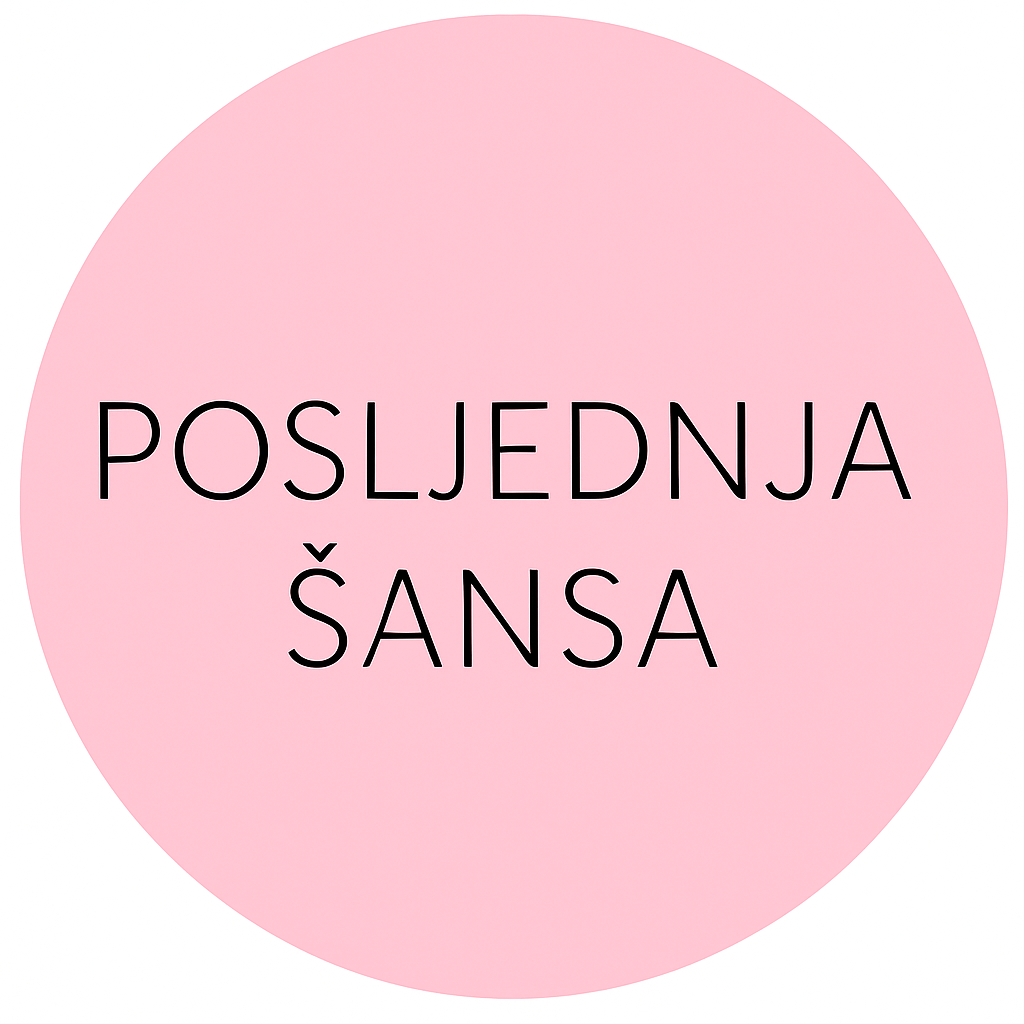 Svjetlucave viseće naušnice sa 8 kamenčića