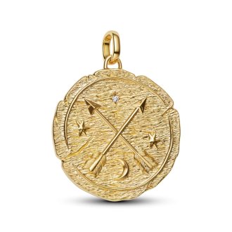 Ukrštene strelice, oversize privjesak medaljon