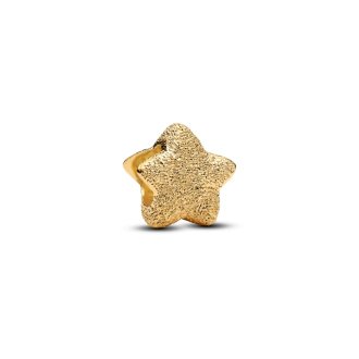 Mini privjesak sa teksturom Zvijezda od 14k pozlate